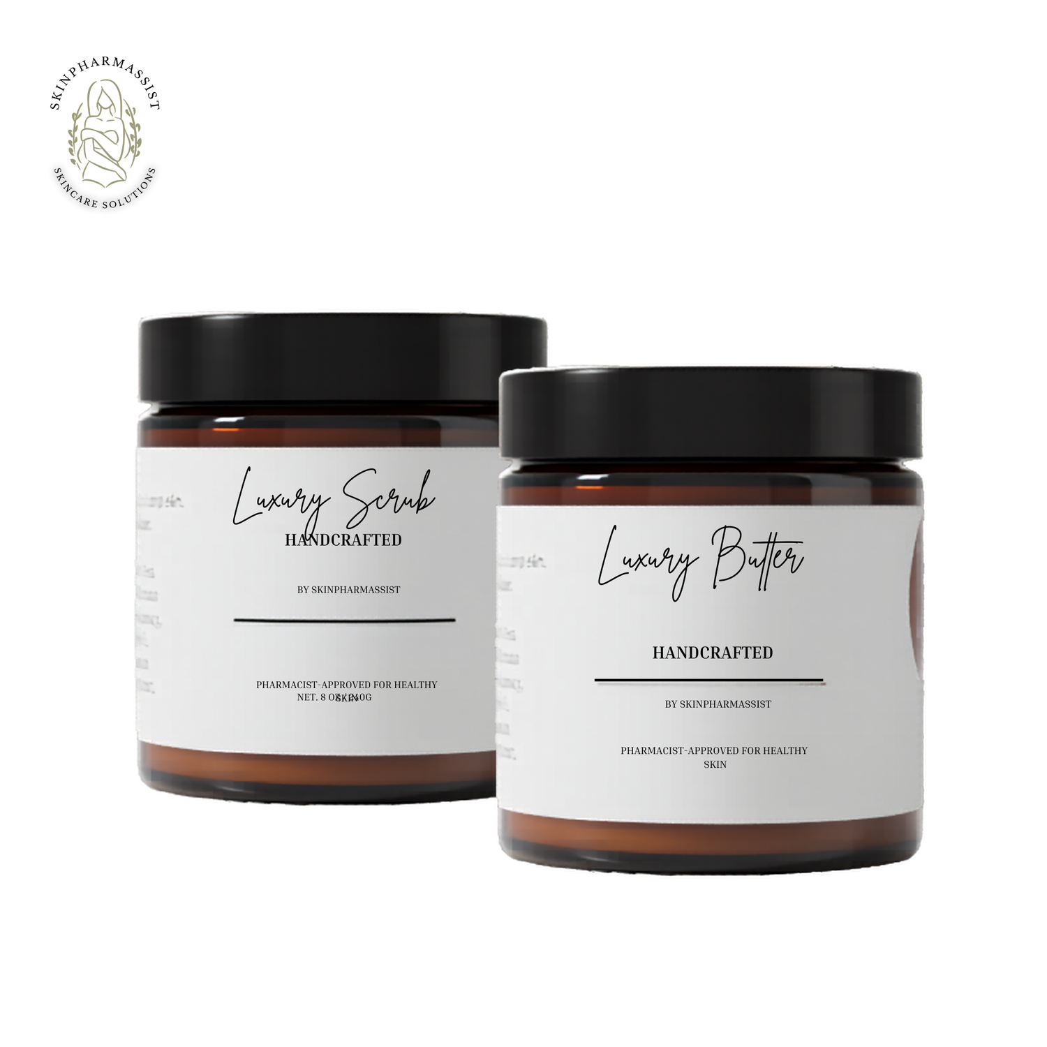 Skin PharmAssist Handcrafted Shea Butter & Botanical Blended Products for Eczema, Acne and Skin Aging