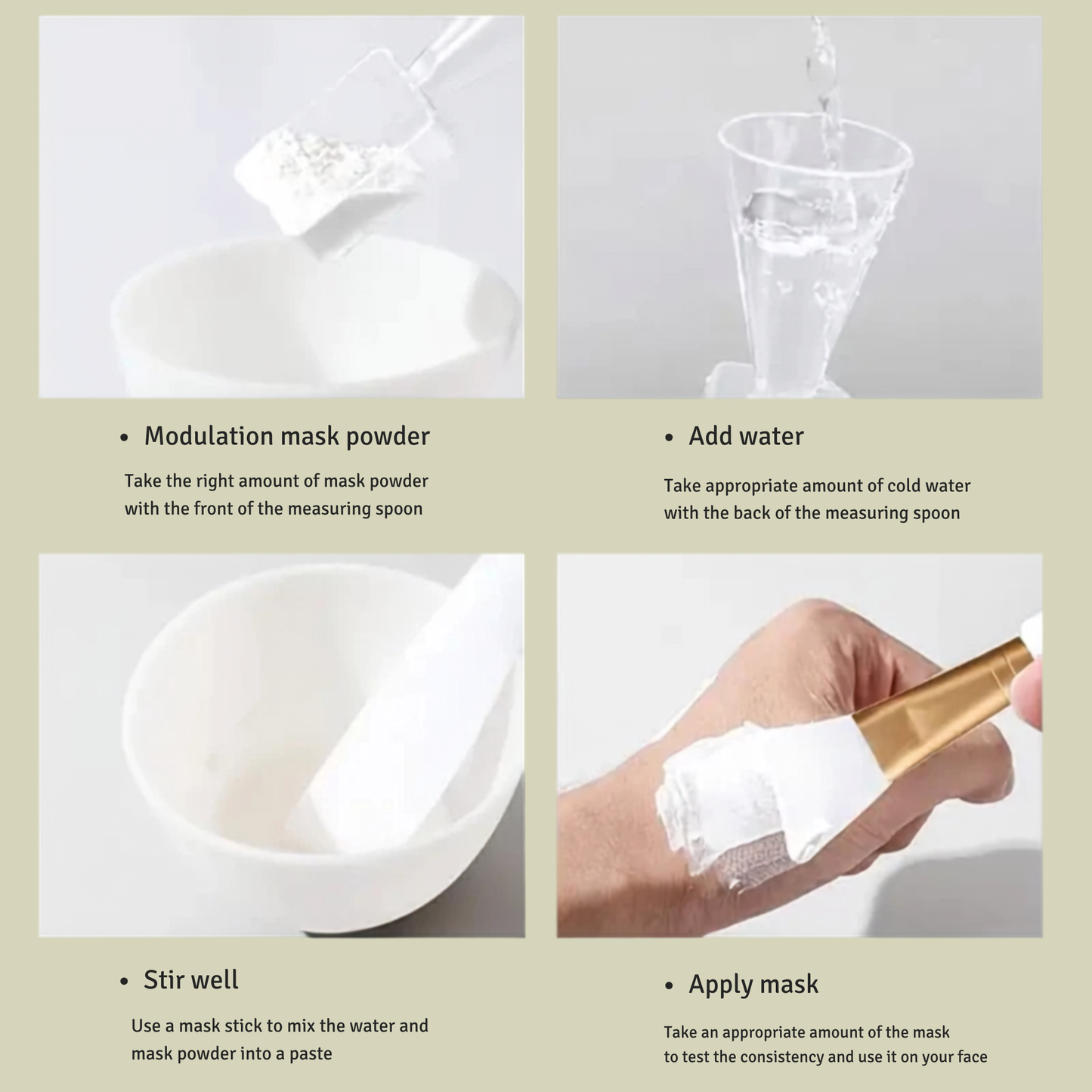 Silicone Face Mask & Mixing Bowl Set for Skincare, Mixing Stick Spa and Tool Beauty Bowl